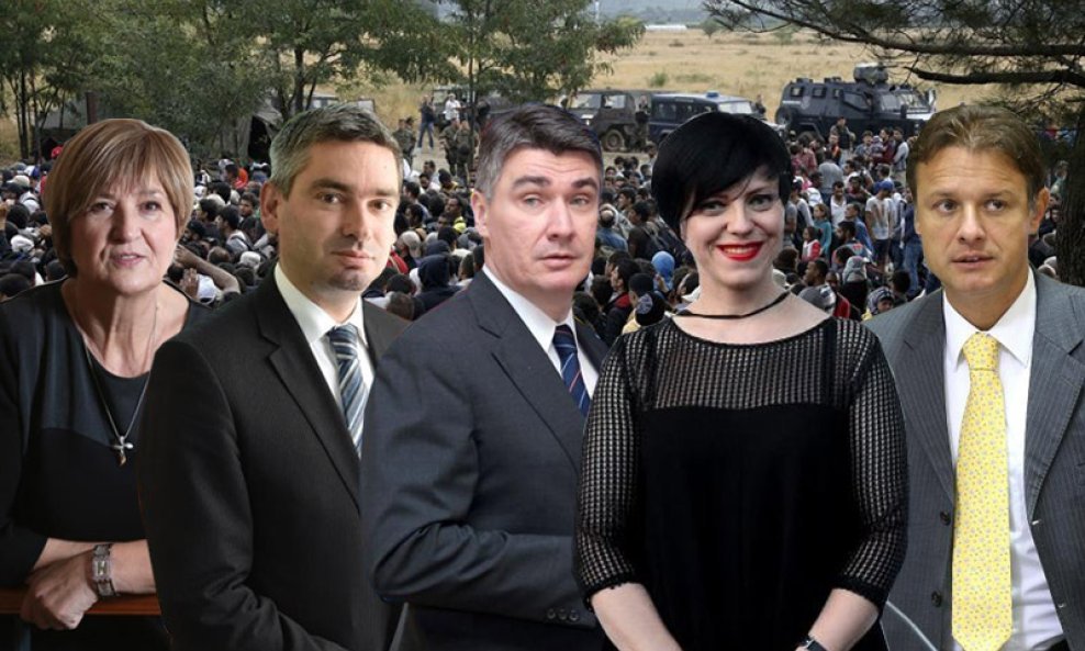 političari na izbjeglicama