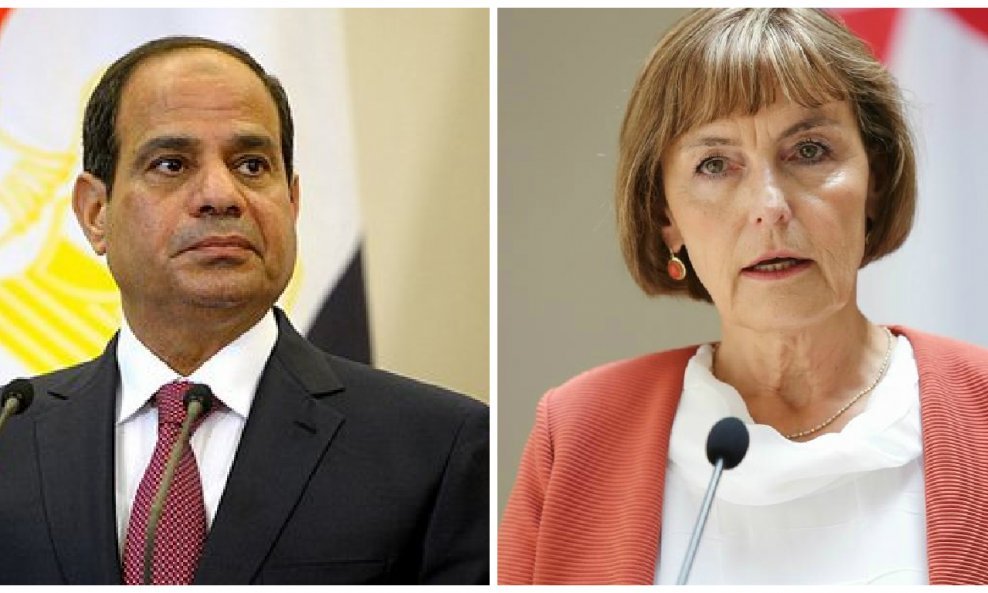 Abdel Fattah el-Sisi i Vesna Pusić