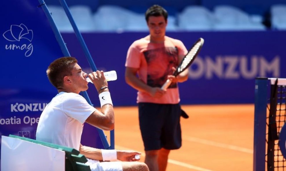 Borna Ćorić Toni Androić ATP Umag