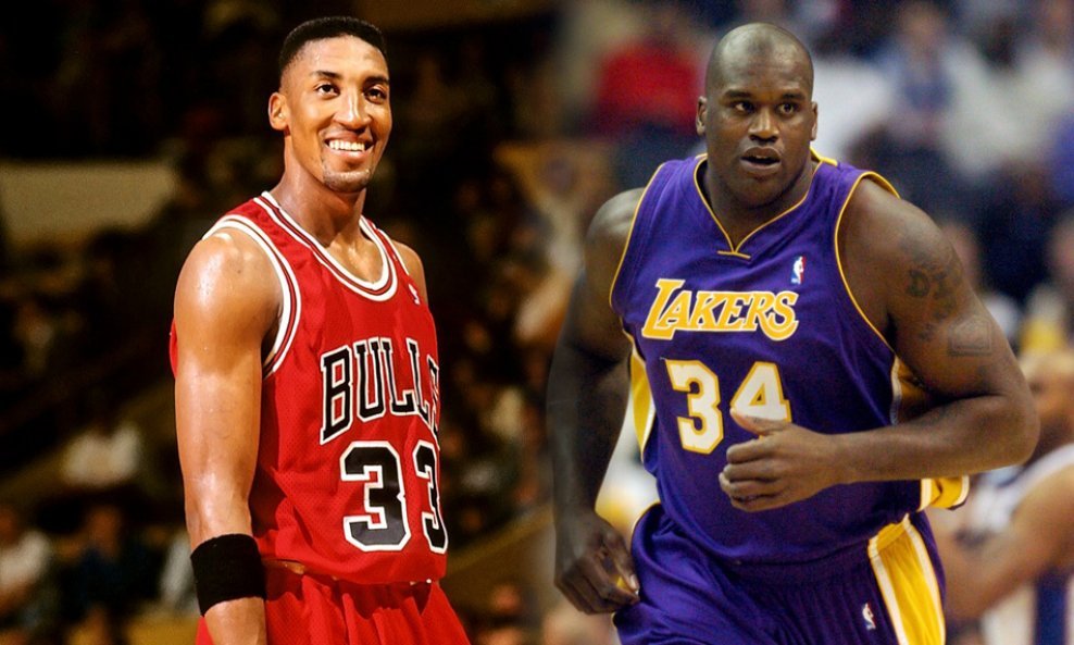 Scottie Pippen i Shaquille O'Neal