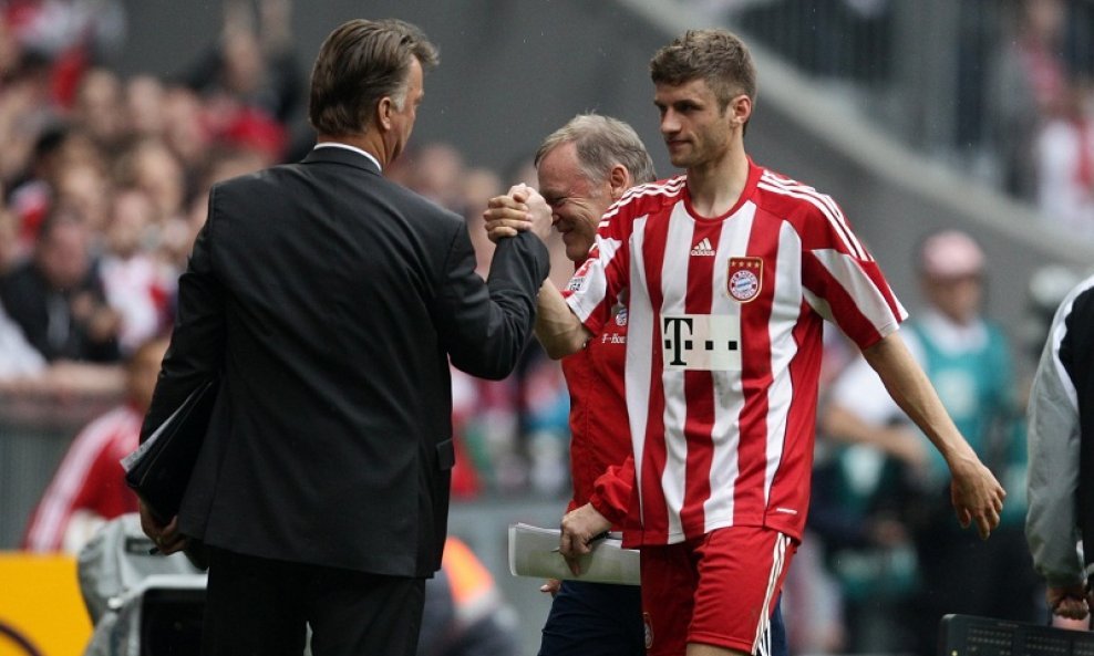 Louis van Gaal Thomas Müller