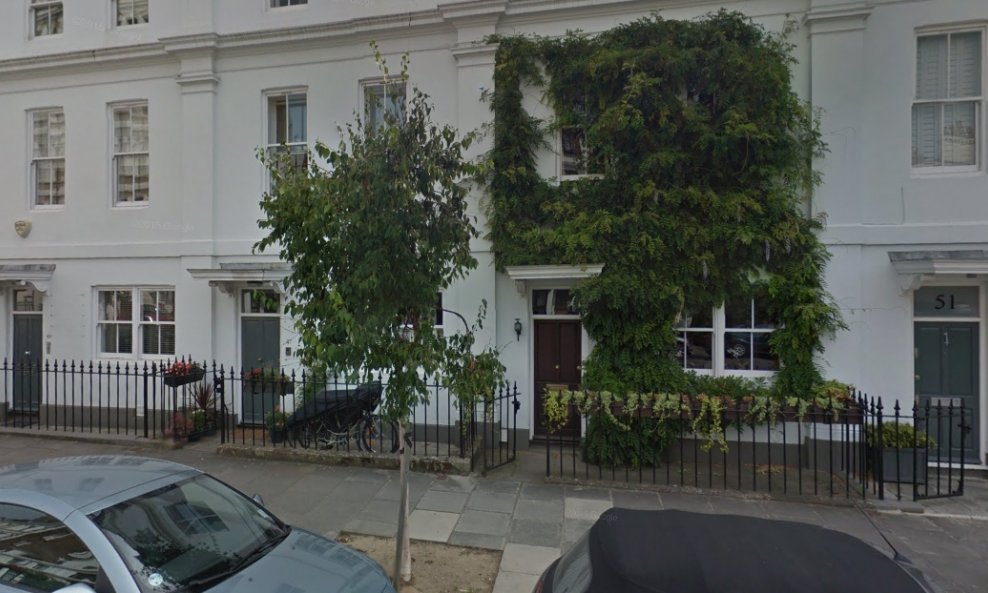 Zgrada u kojoj je smješteno crnogorsko veleposlanstvo u Londonu