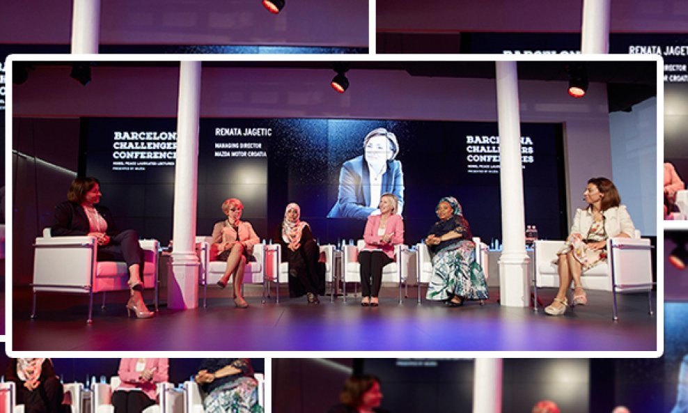 Renata Jagetić, Danuta Hubner, Tawakkol Karman, Leymah Gbowee i Anna Maiques