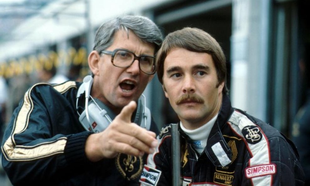 Peter Warr i Nigel Mansell