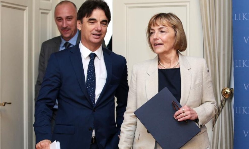 Ivan Vrdoljak, Branko Grčić i Vesna Pusić