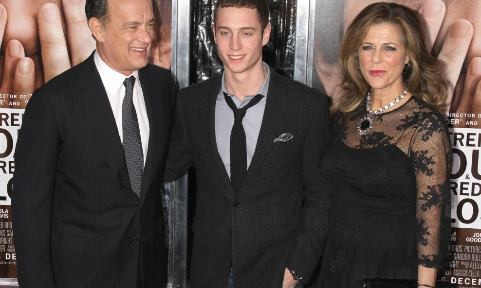 Chester Hanks sa roditeljima Tomom i Ritom Wilson