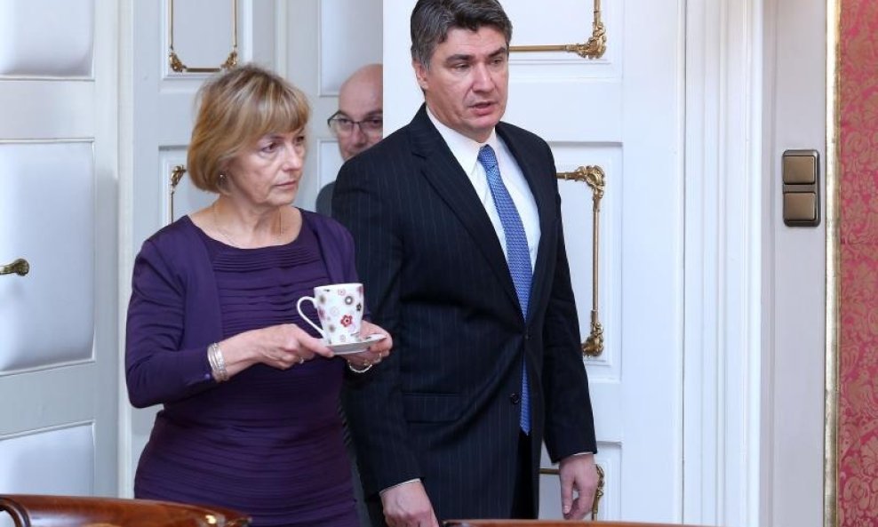 Vesna Pusić i Zoran Milanović