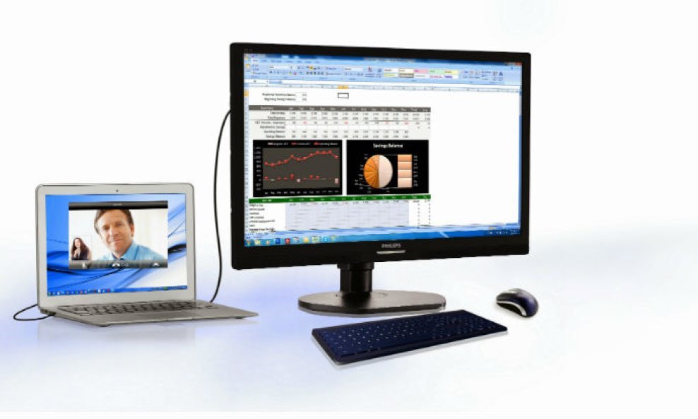 Philipsov USB monitor 221S6QUMB