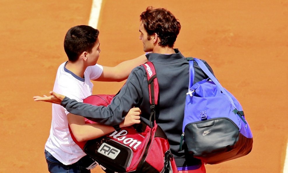 Roger Federer i dijete