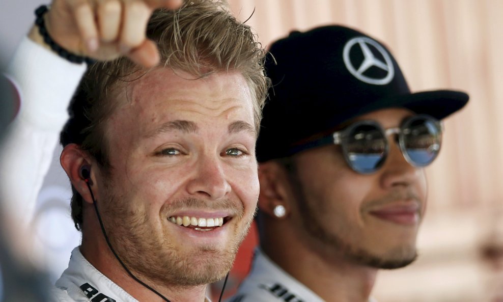 Nico Rosberg Lewis Hamilton Mercedes F1 Formula 1