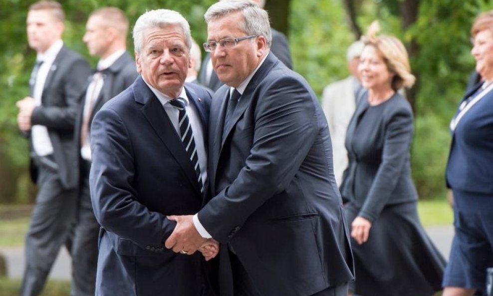 Joachim Gauck i Bronislaw Komorowski