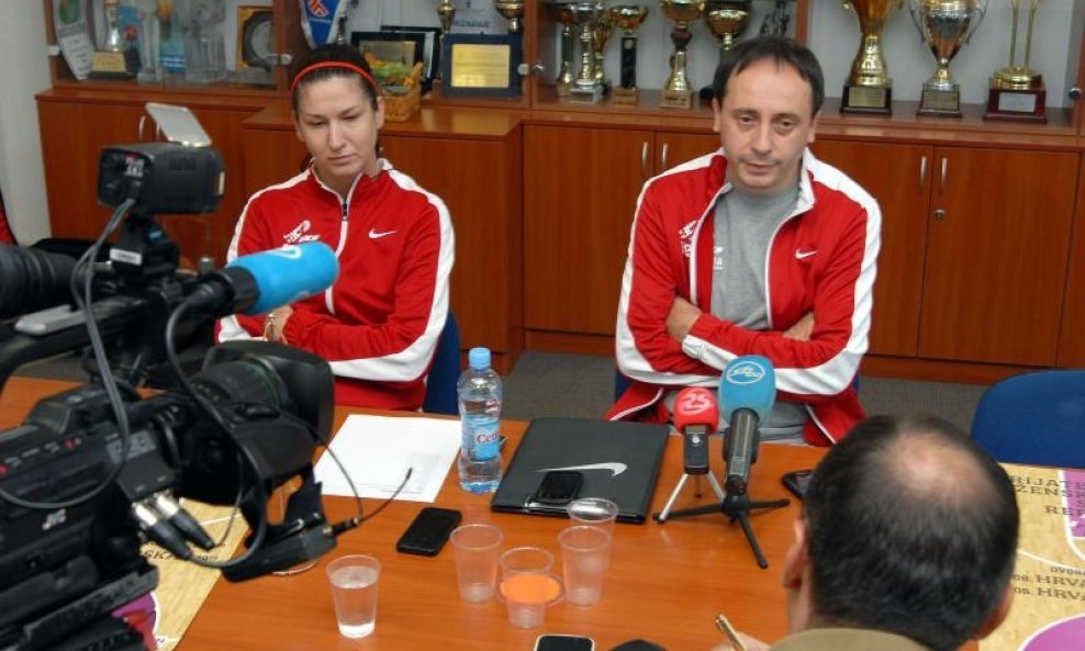 Jelena Ivezić i izbornik Braslav Turić