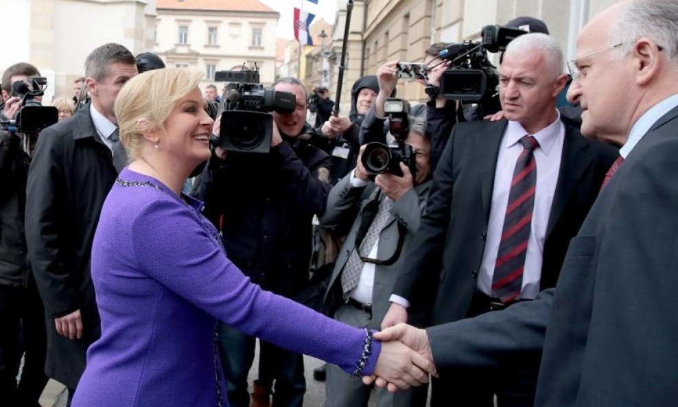 Kolinda Grabar Kitarović i Josip Leko