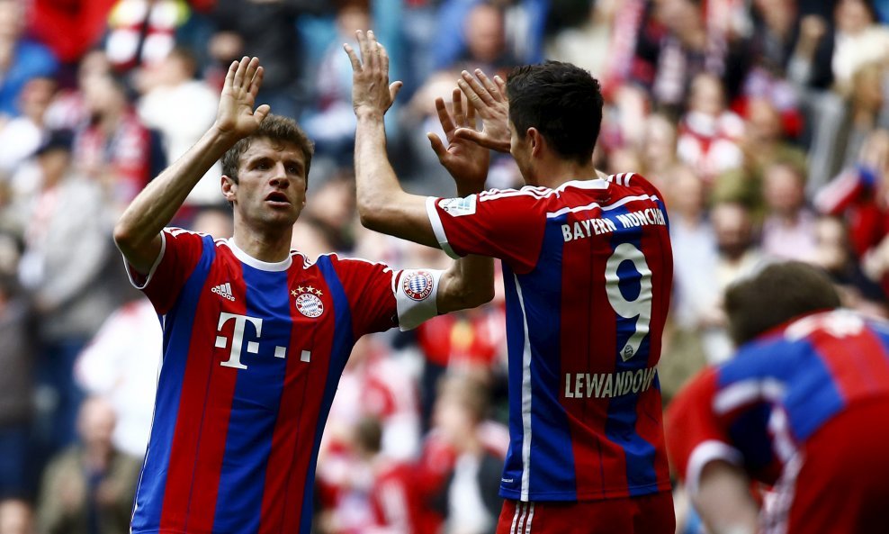 Thomas Müller i  Robert Lewandowski