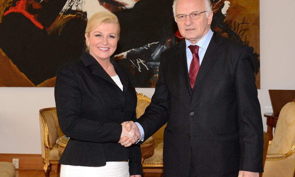 Kolinda Grabar Kitarović i Josip Leko