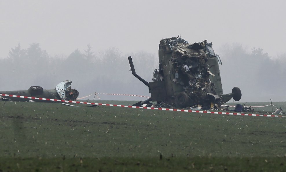 Uništeni helikopter Vojske Srbije nedaleko od beogradske zračne luke