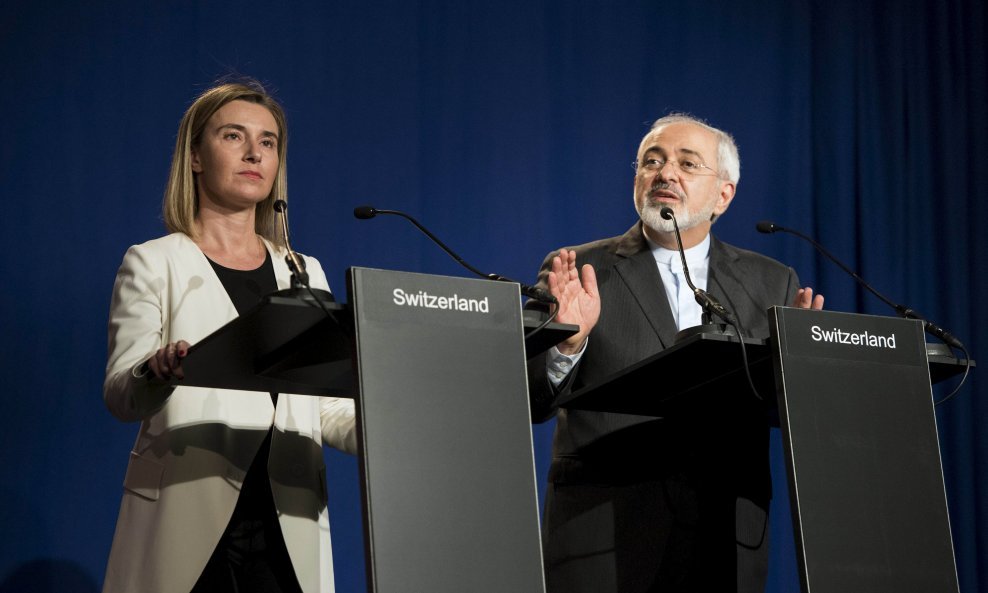Federica Mogherini i Javad Zarif