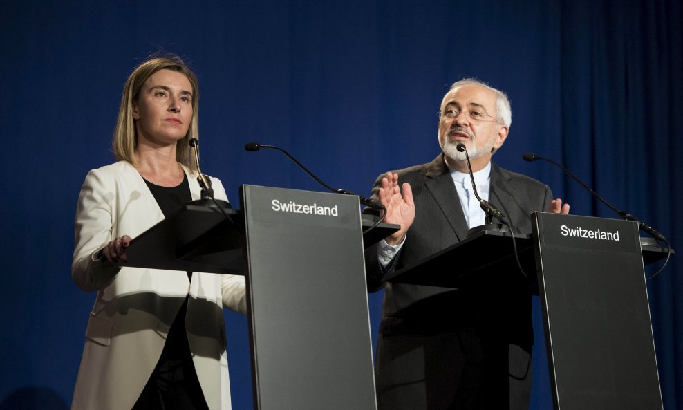 Federica Mogherini i Javad Zarif