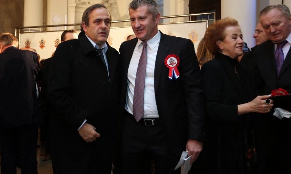 Michel Platini i Davor Šuker