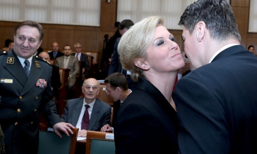 Kolinda Grabar Kitarović i Zoran Milanović