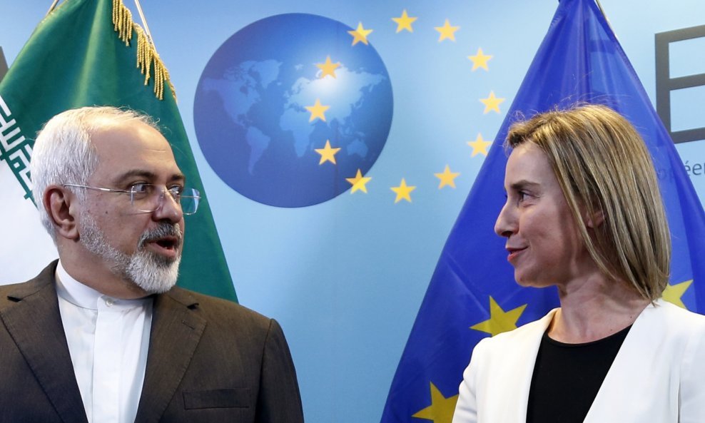 Federica Mogherini i iranski šef diplomacije Mohammad Javad Zarif 