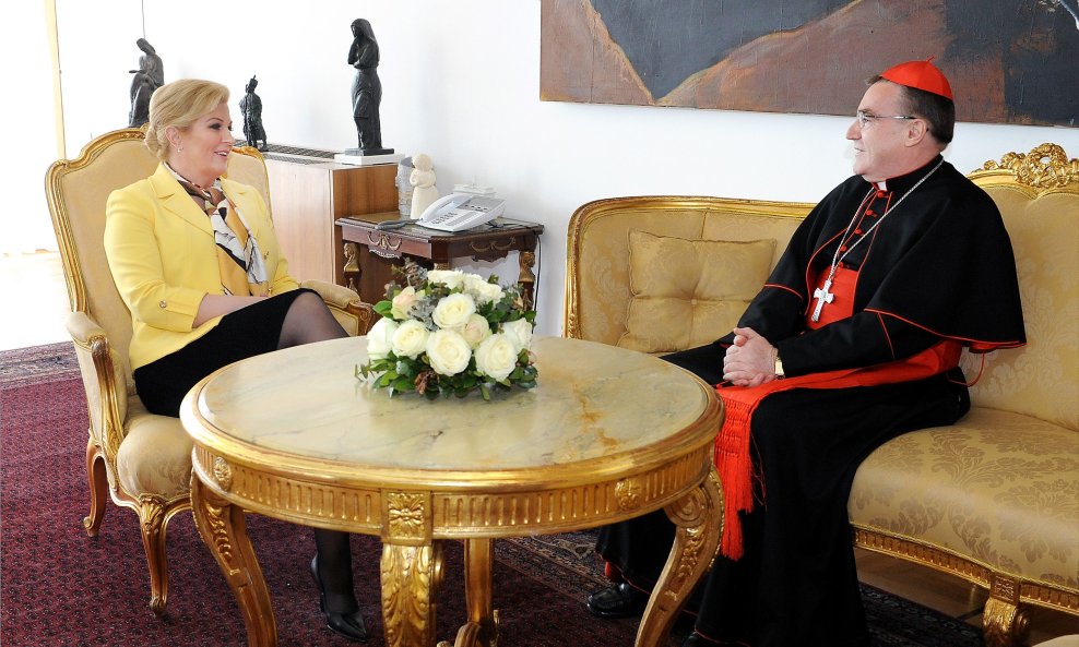 Kolinda Grabar Kitarović i Josip Bozanić