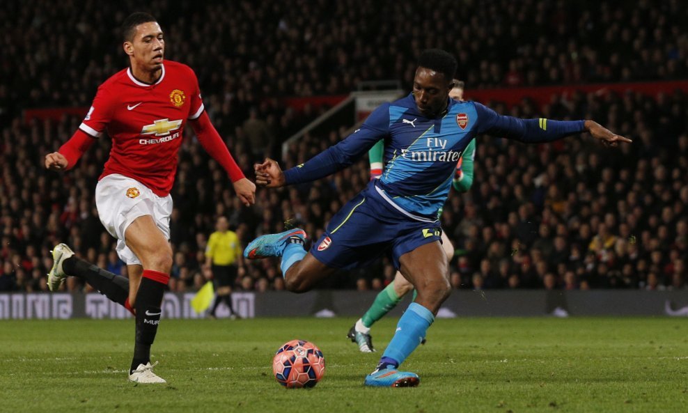 Chris Smalling Danny Wellbeck Manchester United Arsenal