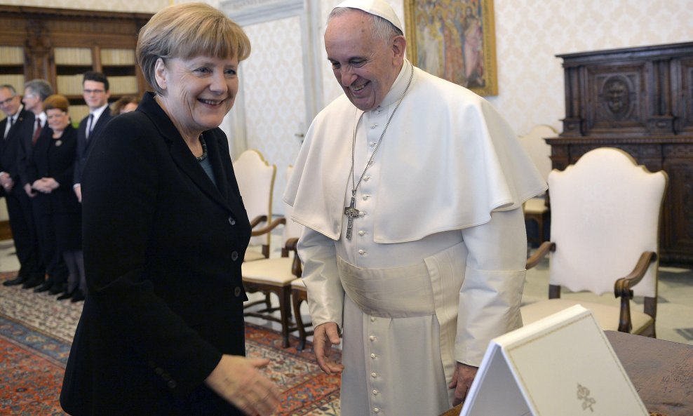 Angela Merkel i Papa Franjo