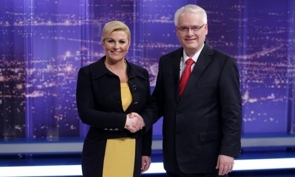 Kolinda Grabar Kitarović i Ivo Josipović