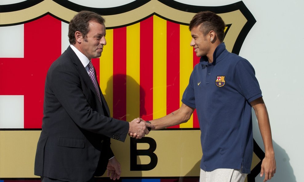 Sandro Rosell i Neymar