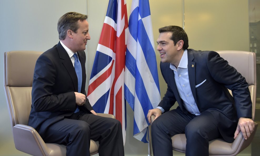David Cameron i Aleksis Cipras