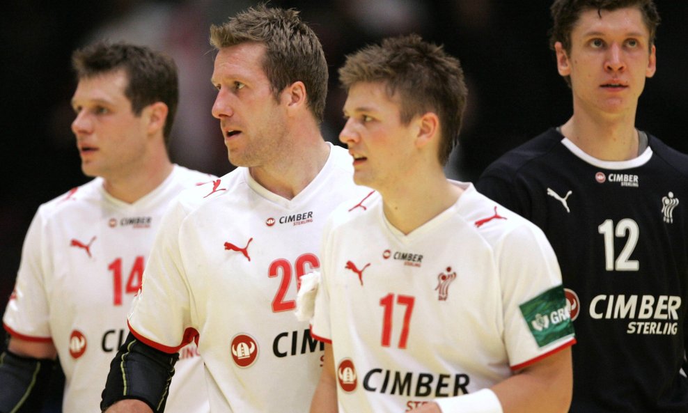 Michael Knudsen, Kasper Nielsen, Lasse Svan Hansen i Niklas Landin Jacobsen