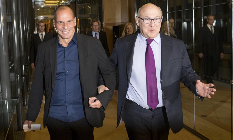 Michel Sapin i Janis Varufakis