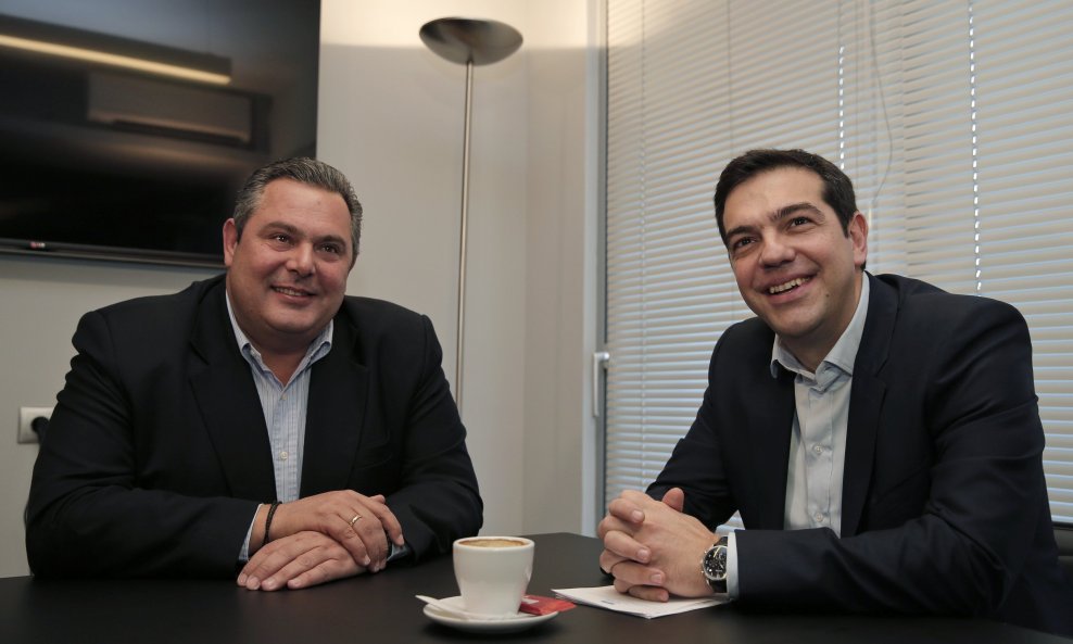 Panos Kammenos i Aleksis Cipras