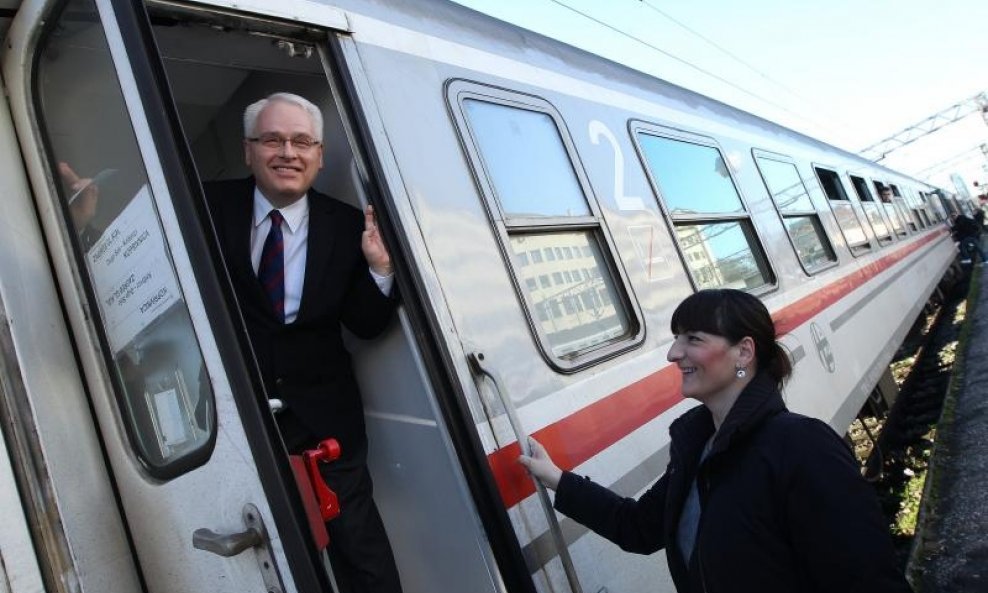 Ivo Josipović i Tamara Obradović Mazal