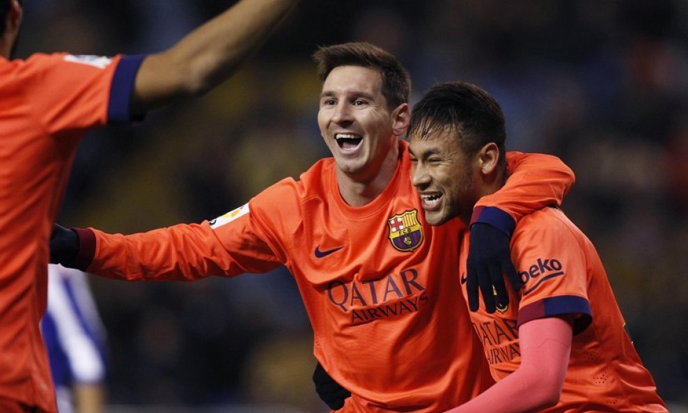 Messi i Neymar slave pogodak