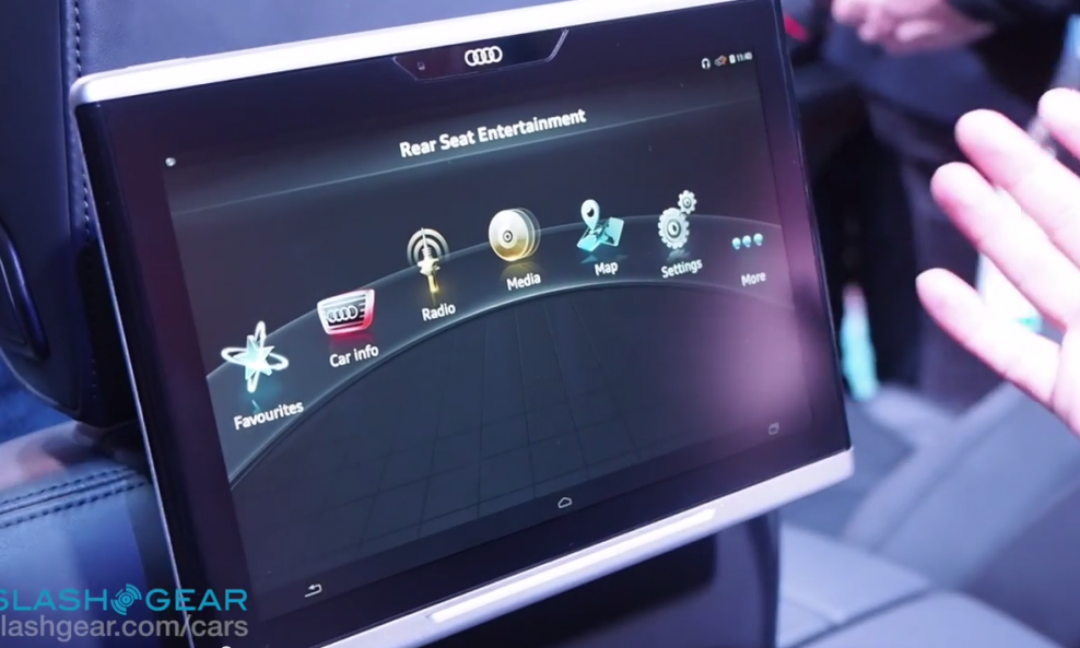 Audi Tablet powered by Android Walkthrough at CES 2015