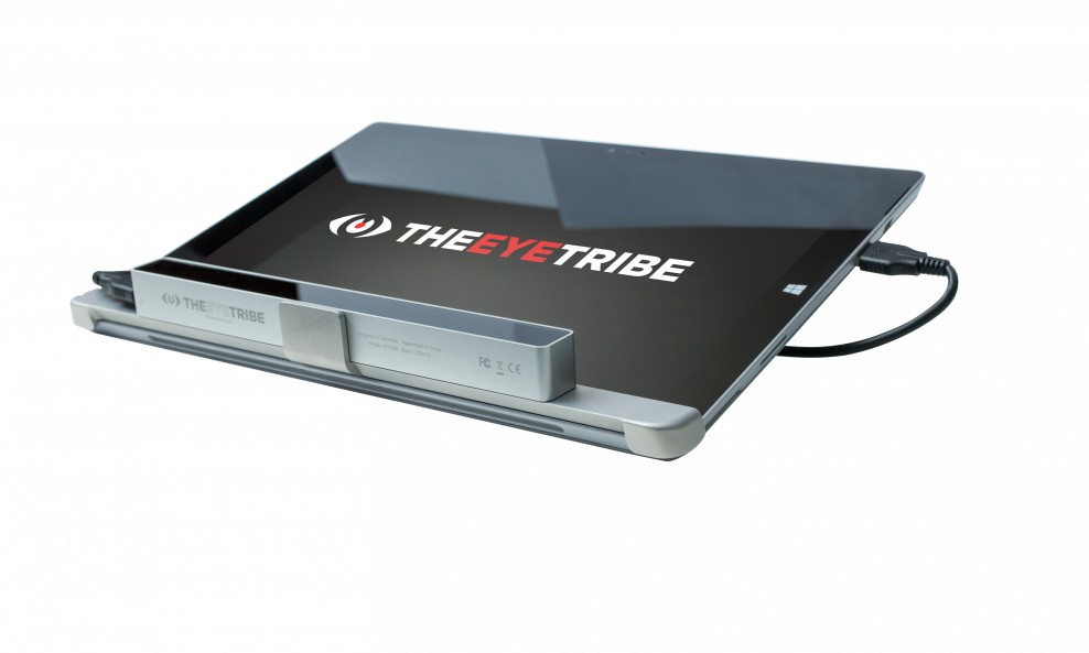 TheEyeTribe Tracker on tablet