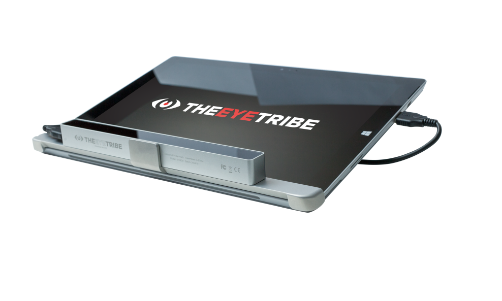 TheEyeTribe Tracker on tablet