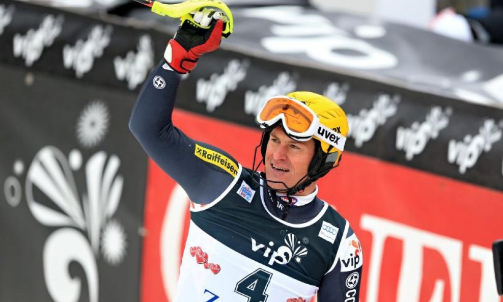 Ivica Kostelić, prva vožnja slaloma na Sljemenu (4)