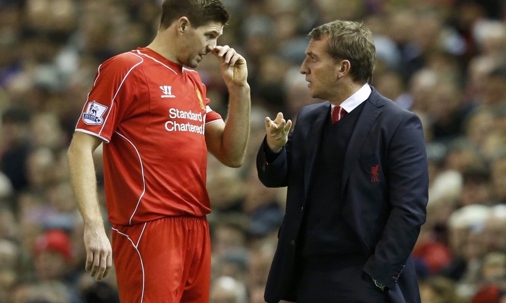 Brendan Rodgers i Steven Gerrard