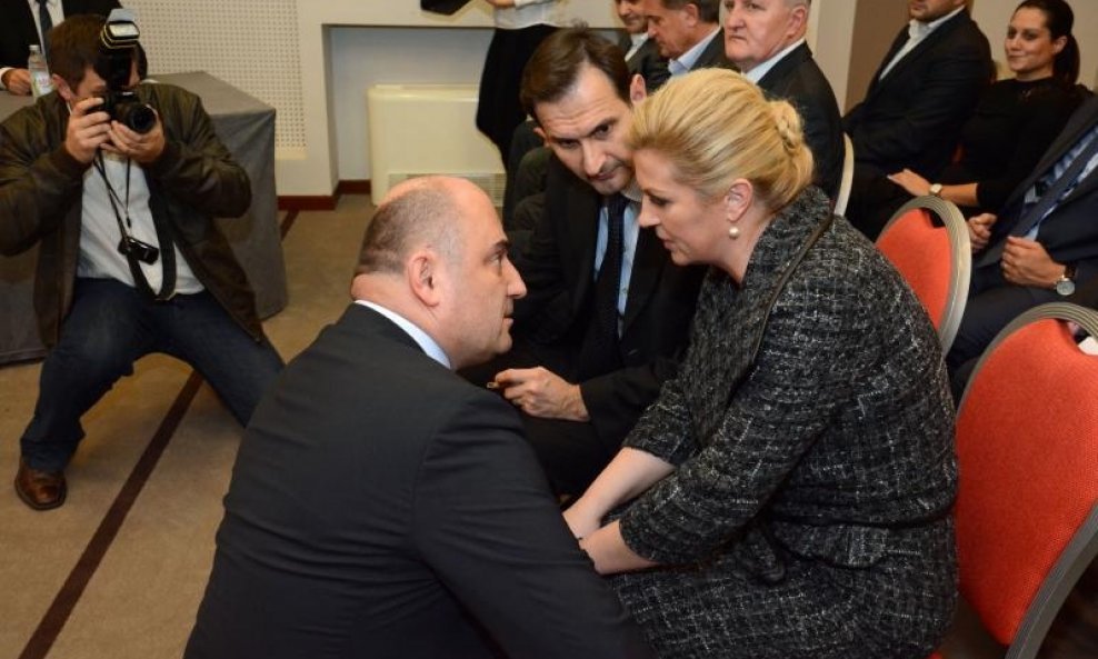 Milijan Brkić i Kolinda Grabar Kitarović