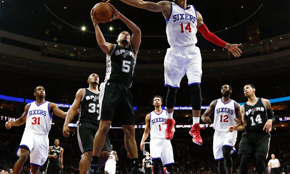 Cory Joseph i Danny Green