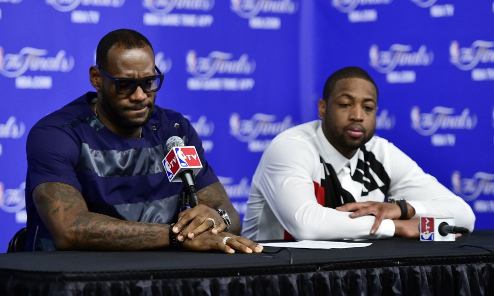 LeBron James i Dwyane Wade