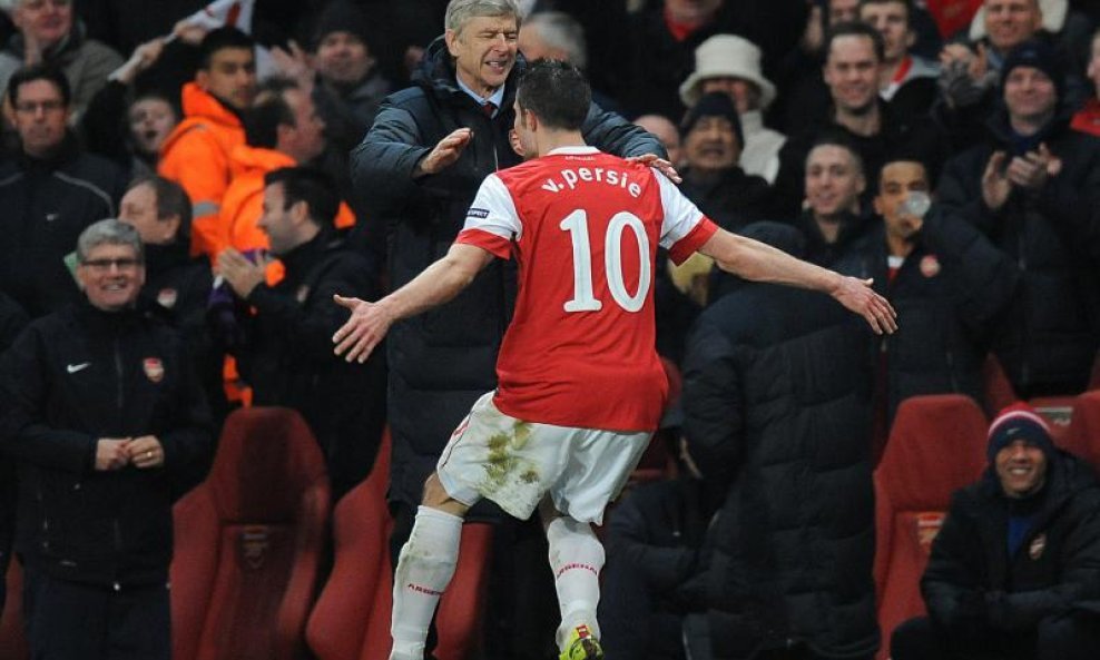 Arsene Wenger i Robin van Persie