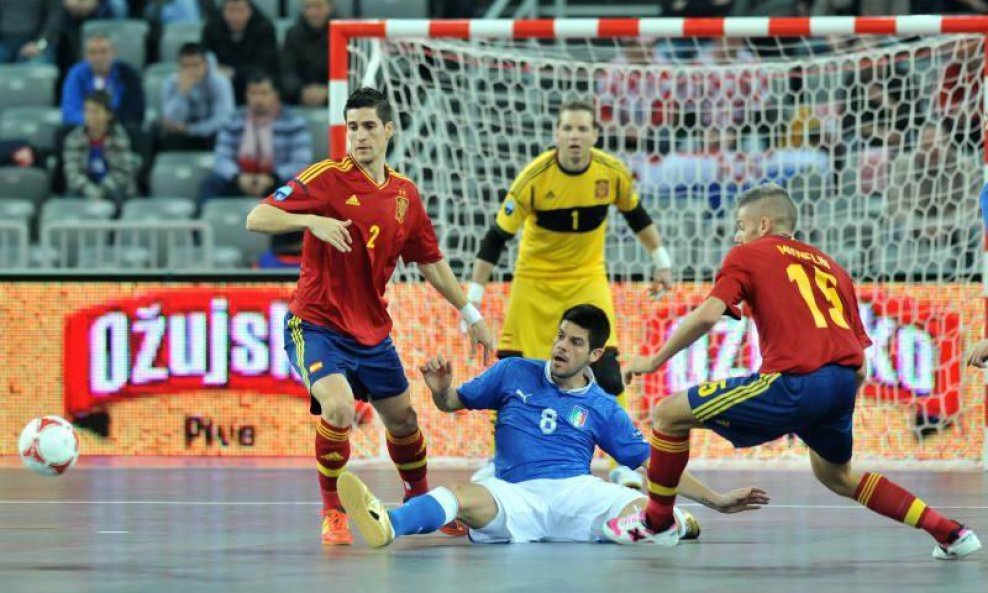 Španjolska - Italija, Ortiz, Alessandro Patias, Micuelin (futsal)