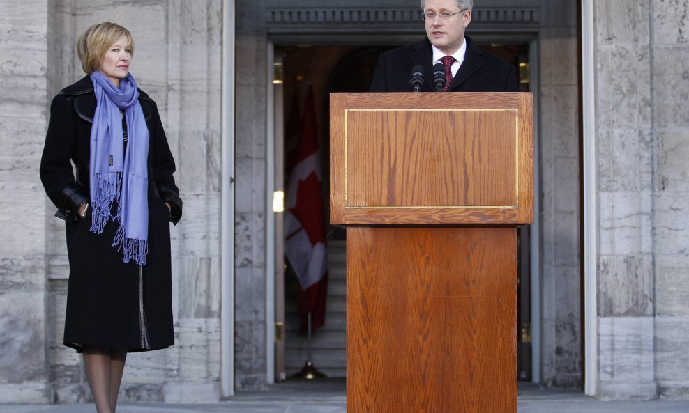 Kanadski premijer Harper sa suprugom