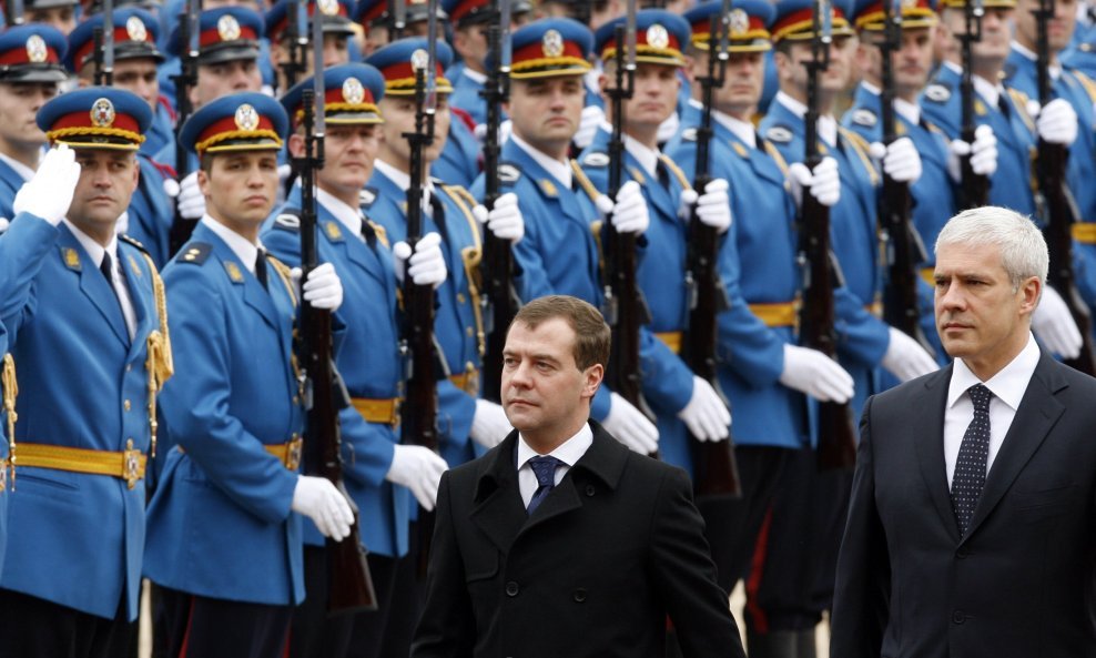 Dmitrij Medvedev i Boris Tadić