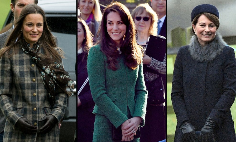 Kate, Carole i Pippa Middleton