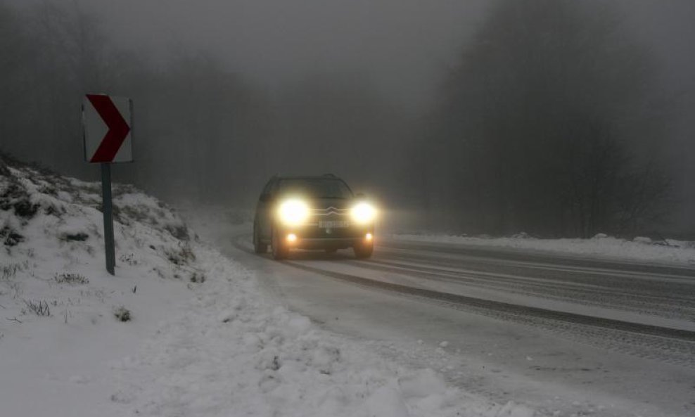 magla snijeg gorski kotar